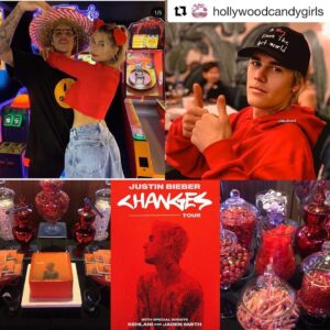 Jackie Sorkin Instagram - Great Job creating our Signature Sweetness 🍬 for Team Bieber! 🎧 #proudboss

#Repost @hollywoodcandygirls
・・・
4-Eva Beliebers! We Loved creating another fab spread for Justin Bieber to celebrate the launch of his latest album “Changes” in Hollywood! 🎤🎧🎸 Always so great working with the BEST event partners & friends in the biz to create the Sweetest Experiences! @justinbieber @defjam @dnbhollywood_ca @haileybieber #changes #justinbieber #albumdrop #sweet #hollywood #yummy😋😋