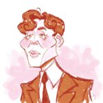 Jackie Droujko Instagram - I realized I can draw whatever I want to, here’s this funny little man #cillianmurphy did you know I break down my thought process on this caricature on my patreon? It’s tru