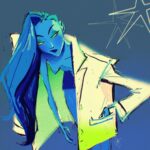 Jackie Droujko Instagram – Haven’t doodled in a loong time! Almost forgot that it gives me energy!