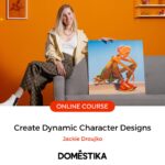 Jackie Droujko Instagram - Dropped my very first course on Creating Dynamic Character Designs with @domestika ! 🎉 I’m so excited to share this course with you, I worked on it for almost a full year and it’s finally out! (You can tell I filmed a while ago from my last hairstyle) The course covers: * My inspirations * Fundamentals of design * Finding ideas and references * Sketching a variety of concepts * Posing characters * Rendering a final character piece I take you through the entire process of how I would design a character from a prompt for a film or a show. We go step by step together with a few mini-assignments along the way to practice some techniques you learn from me. I’ll even give feedback as much as I can for your final projects! It’s beginner friendly but I recommend digital drawing tools like Procreate or Photoshop, but you can even use a pencil and paper if you want! I hope you love this course as much as I loved making it. Please use the link in my bio to sign up, (seriously, it helps a lot!) THANK YOU! 🫵 #domestika #artadvice #arttips #artclass #learndigitalart #arttutorial #arthowto #characterdesign