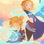Jackie Droujko Instagram – Lil Zelda print for Fanexpo next month. Also the subject of my new YouTube video today! #tearsofthekingdom #zelda #botw2