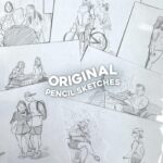 Jackie Droujko Instagram - Updated my storefront with new prints from @lightboxexpo and even some original pencil sketches from my new book, Rhythm & Line. I’m most excited about my new official poster for Bang! Bang! I’ve been wanting to upgrade my film poster for a while and this was my opportunity! Did you grab any of these prints from me in person over the weekend?