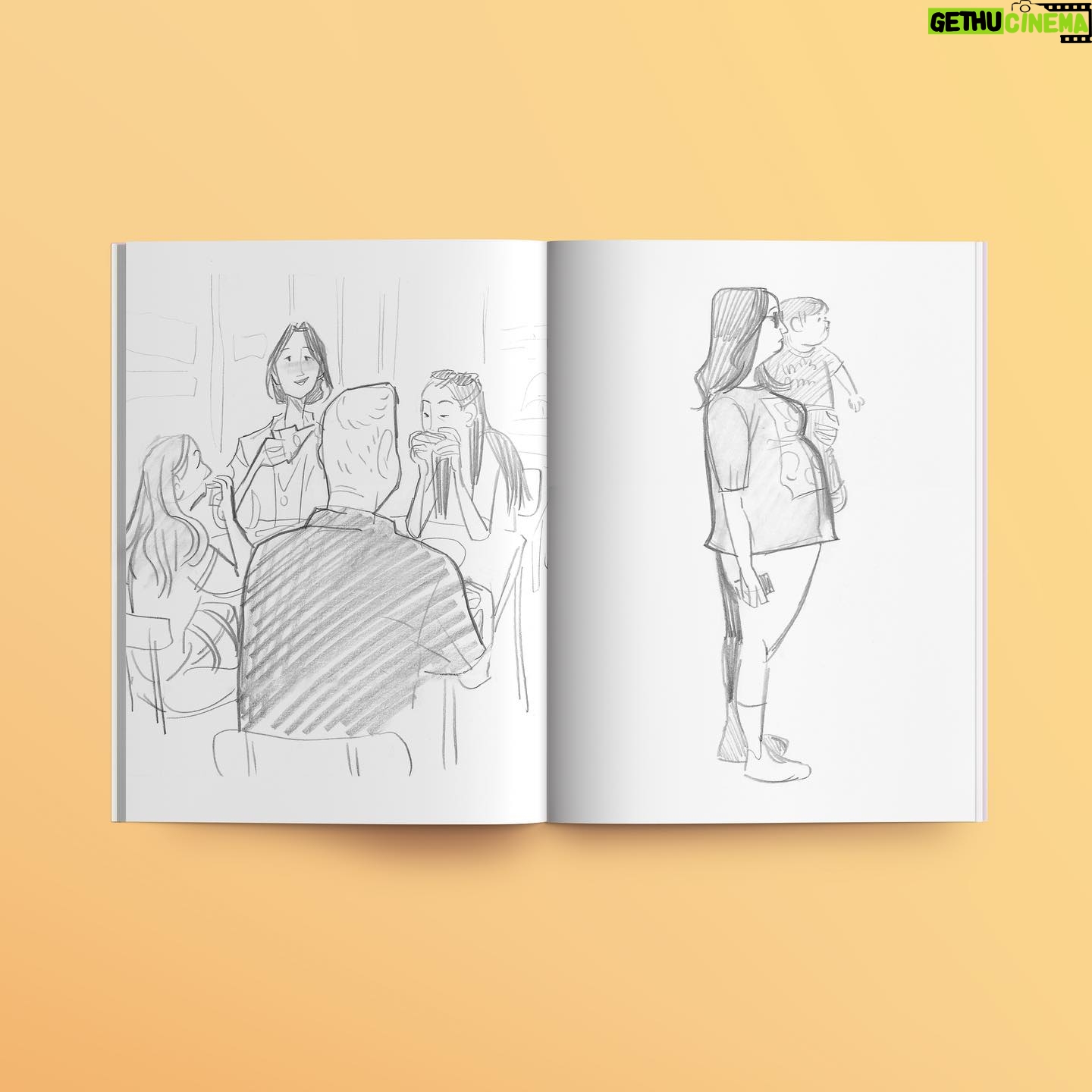 Jackie Droujko Instagram - So over the moon to share with you my latest art book: Rhythm & Line! This sketchbook is a collection of my favourite people drawings over the past year and a bit. You can buy these books on my shop, and I’ll be selling these at @lightboxexpo this year along with my previous two art books. The books came out literally so gorgeous, thanks @mixamprint for the amazing quality! This is my magnum opus I love it so much :’)