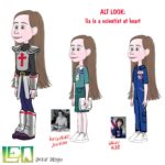 Jackie Droujko Instagram - I was asked to have some alt ideas for the history fair costumes.. and oh boy did I fight for my life for some of these costumes. #leo #netflix
