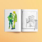 Jackie Droujko Instagram - So over the moon to share with you my latest art book: Rhythm & Line! This sketchbook is a collection of my favourite people drawings over the past year and a bit. You can buy these books on my shop, and I’ll be selling these at @lightboxexpo this year along with my previous two art books. The books came out literally so gorgeous, thanks @mixamprint for the amazing quality! This is my magnum opus I love it so much :’)