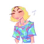 Jackie Droujko Instagram – This doodle turned into my favourite character from Gen V. Good show #genv