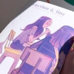 Jackie Droujko Instagram - She’s beautiful :’) some closer views of my latest art book. All orders come with a bonus sticker! Find this on my shop and at @lightboxexpo next month!
