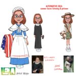 Jackie Droujko Instagram - I was asked to have some alt ideas for the history fair costumes.. and oh boy did I fight for my life for some of these costumes. #leo #netflix