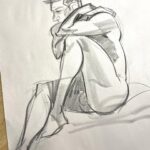 Jackie Droujko Instagram - Some more life drawings from the past year that I like. If you check my stories on Tuesday nights, you’ll see a big dump of my favourite drawings of the session. #lifedrawing