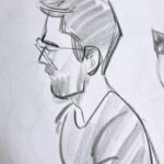 Jackie Droujko Instagram - Started weekly life drawing! Been really enjoying it and I’m excited to track my progress. Don’t think I’ll post them much, but you can check my stories on Tuesday nights to see what I drew 🧍‍♀️I especially enjoy sketching fellow artists when I get bored during 10 minute poses