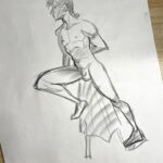 Jackie Droujko Instagram - Some more life drawings from the past year that I like. If you check my stories on Tuesday nights, you’ll see a big dump of my favourite drawings of the session. #lifedrawing