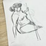 Jackie Droujko Instagram - Some more life drawings from the past year that I like. If you check my stories on Tuesday nights, you’ll see a big dump of my favourite drawings of the session. #lifedrawing