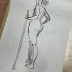 Jackie Droujko Instagram - Some more life drawings from the past year that I like. If you check my stories on Tuesday nights, you’ll see a big dump of my favourite drawings of the session. #lifedrawing