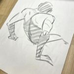 Jackie Droujko Instagram - I’ve been doing a lot of life drawing over the past year. It’s really cool to see steady improvement, and really nice to stick to a hobby. :) #figuredrawing #lifedrawing