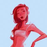 Jackie Droujko Instagram - Sometimes I don’t draw for a week other times I draw 4 pieces watching selling sunset