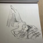 Jackie Droujko Instagram - I’ve been doing a lot of life drawing over the past year. It’s really cool to see steady improvement, and really nice to stick to a hobby. :) #figuredrawing #lifedrawing