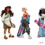 Jackie Droujko Instagram – Some character exploration from my NEW COURSE with @domestika !! 🌞

In this assignment I show you how I would go about creating a variety of characters from the prompt “skater girl” for an animated film. I have lots of tips and tricks along the way and I can’t wait for you to join! Use my link in bio to sign up (seriously, it helps a lot!) oh and call me prof Jackie now 

#domestika #artadvice #arttips #artclass #learndigitalart #arttutorial #arthowto #characterdesign #artcourse #learnart