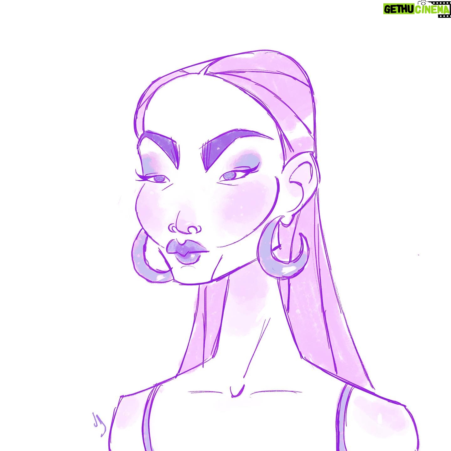 Jackie Droujko Instagram - I laugh when I look at this one. #gigihadid #caricatureresolution
