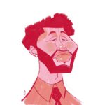 Jackie Droujko Instagram - I wish I didn’t do this challenge backwards and all effed up so enjoy the following week of random celebrities caricatures and a huge dump drawings lol. Here’s the weekend! #caricatureresolution2024 #theweekend