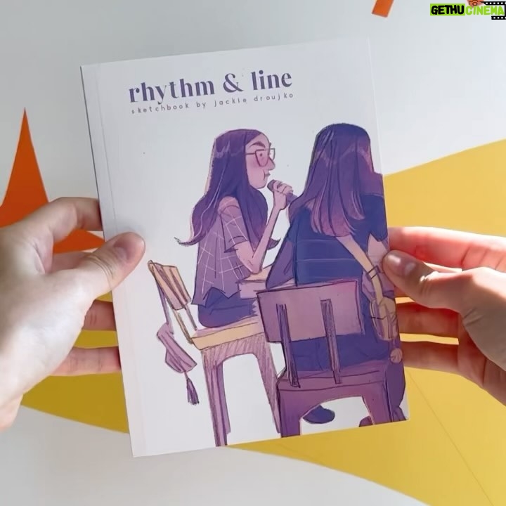 Jackie Droujko Instagram - So over the moon to share with you my latest art book: Rhythm & Line! This sketchbook is a collection of my favourite people drawings over the past year and a bit. You can buy these books on my shop, and I’ll be selling these at @lightboxexpo this year along with my previous two art books. The books came out literally so gorgeous, thanks @mixamprint for the amazing quality! This is my magnum opus I love it so much :’)