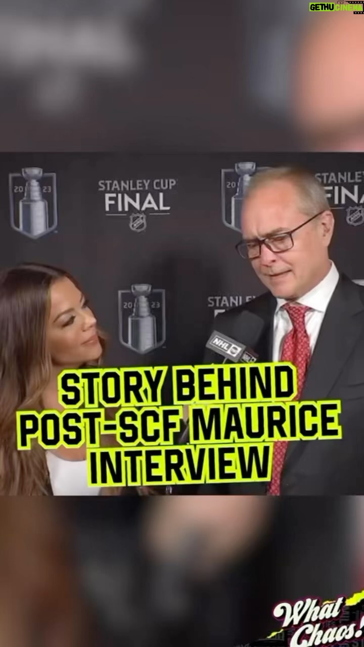 Jackie Redmond Instagram - Interviewing the losing coach STINKS but Jackie Redmond made it a career highlight in the Cup Final πΊποΈπ #hockey #nhl #flapanthers #panthers #stanleycup #hockeylife #reels #reelsinstagram #wwe #wweraw