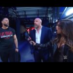 Jackie Redmond Instagram - Iconic. 😮 “I’ll slap his **** teeth out of his mouth.” #Wrestlemania #wwe #wweraw #therock #smackdown (Late to the posting party I know)
