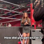 Jackie Redmond Instagram - Getting on tv is hard. STAYING on TV is harder. #wwe #wweraw