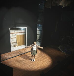 Jacklyn Uweh Instagram - First time in the new space!!! Construction is almost done! I can’t wait to perform here!!!❤️❤️❤️ @secondcitynyc