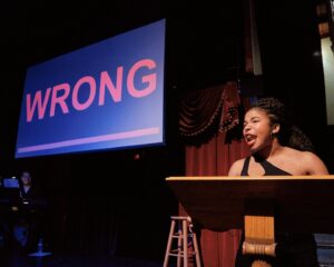 Jacklyn Uweh Instagram - Snaps from my SOLD OUT ONE WOMAN SHOW 🎤
Did I take a months long nap after this? YES. 
Thank you to my director @frankcaeti, my MD/Pre Show Life Raft @mister_8th_wonder, my forever DP @b.iketani and all my love to @theyardtheater for letting me bring this baby to their stage!❤️

I don’t know what else to say. The show was everything. People are still talking about it 🤷🏾‍♀️🥹❤️