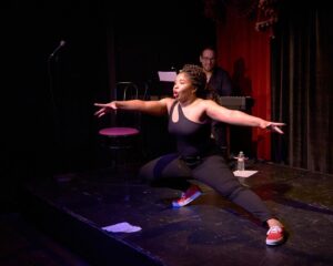 Jacklyn Uweh Instagram - Snaps from my SOLD OUT ONE WOMAN SHOW 🎤
Did I take a months long nap after this? YES. 
Thank you to my director @frankcaeti, my MD/Pre Show Life Raft @mister_8th_wonder, my forever DP @b.iketani and all my love to @theyardtheater for letting me bring this baby to their stage!❤️

I don’t know what else to say. The show was everything. People are still talking about it 🤷🏾‍♀️🥹❤️