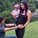Jaclyn Glenn Instagram - SURPRISE!!! Our family is getting a lil bigger this December ♥️♥️ BABY FRANK # 2!!! So excited to finally share the good news we’ve known about for 6 months already! Time flies!! Video of us finding out live on the vlog channel now - link in bio 🍼