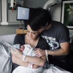 Jaclyn Glenn Instagram - Welcome to the world baby boy! 💙 My water broke at 9:15PM last night and he was born at 2:39AM! 7lbs 13oz and 21” long. Only a took a few pushes too - I guess he was ready! Thanks for letting me squeeze your hand off @davidmichaelfrank :)We’re both already so in love with this perfect little guy. He’s the most precious thing I’ve ever seen!! Happiest day ever 💙💙