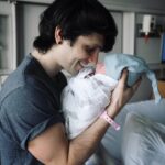 Jaclyn Glenn Instagram - Welcome to the world baby boy! 💙 My water broke at 9:15PM last night and he was born at 2:39AM! 7lbs 13oz and 21” long. Only a took a few pushes too - I guess he was ready! Thanks for letting me squeeze your hand off @davidmichaelfrank :)We’re both already so in love with this perfect little guy. He’s the most precious thing I’ve ever seen!! Happiest day ever 💙💙