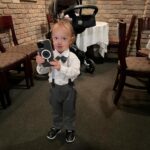 Jaclyn Glenn Instagram - Throwback to Asher taking his first photo! We may be a little off-center, but the look on his face was all worth it. Perfect! 📸 1st photo ➡️ the result! 2nd ➡️ David explaining the button 3rd ➡️ “are you sure?” 4th ➡️ “ok here I go!” 5th ➡️ him taking a picture of me taking a picture of him taking a picture lol 6th ➡️ “OMG I DID IT HOW COOL!!” ♥️ 7th ➡️ us with sleeping Violet behind us :)