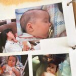 Jaclyn Glenn Instagram – Every picture goes from baby Violet to baby me 💜 I think I made a little twin!