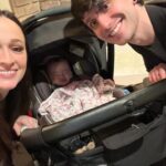 Jaclyn Glenn Instagram - Throwback to Asher taking his first photo! We may be a little off-center, but the look on his face was all worth it. Perfect! 📸 1st photo ➡️ the result! 2nd ➡️ David explaining the button 3rd ➡️ “are you sure?” 4th ➡️ “ok here I go!” 5th ➡️ him taking a picture of me taking a picture of him taking a picture lol 6th ➡️ “OMG I DID IT HOW COOL!!” ♥️ 7th ➡️ us with sleeping Violet behind us :)