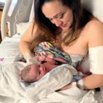 Jaclyn Glenn Instagram - Welcome to the world, baby Violet 💜 Your mommy, daddy & big brother all love you very much. Violet Adriana Frank Born 12-21-23 at 8:58PM 🍼 6lbs 9oz and 20 3/4 in long! The induction process made labor longer than with Asher, but it was a wonderful experience. Dr broke my water in the morning & shortly followed with Pitocin. Once contractions were bad enough I got my epidural 🙏🏻 and all was easy. Hours later I felt a lot of pressure and asked a nurse to check on me - it was time. 3 easy pushes later and our family went from 3 to 4 💕. I already love her more than any words can say. So very thankful for where life has landed me 🥹