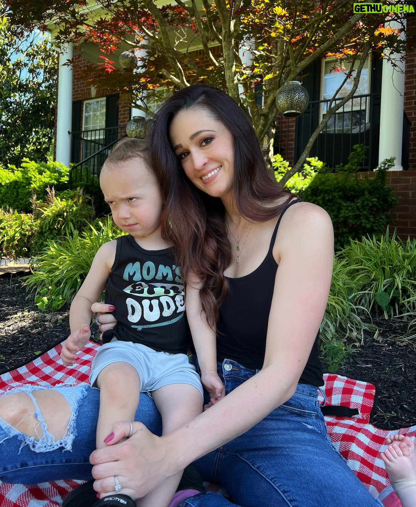 Jaclyn Glenn Instagram - Mother’s Day ♥️ I rarely get photos with the KIDS (omg I have 2), so I asked for my gift to be cute photos with them. I think it worked out- and I wasn’t sure it would haha. Hard to get them both smiling at the same time but separately was much easier 😂 Asher’s “angry face” is absolute perfection! The last pic is one he asked me to take after asking to hold her. I swear I didn’t cry! Love them more than ever & feel like the luckiest to be their mom 💖