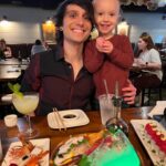 Jaclyn Glenn Instagram - The thing I missed MOST during pregnancy (both times) was SUSHI 🍣 Wine is great, but all I wanted was sashimi!! @smileythaiandsushi happens to be so close and THE BEST sushi & Thai food ♥️ Got to have a lil date night recently (with the kiddos) and we thoroughly enjoyed ourselves!! Violet slept the whole time, but Asher ate sooo much crab fried rice (& even more of the ice used in the sashimi display). I’m convinced that was placed just for his enjoyment 😂 Anyway, if you’re ever in the Nashville area, make sure to check out our fav spot! 🍱