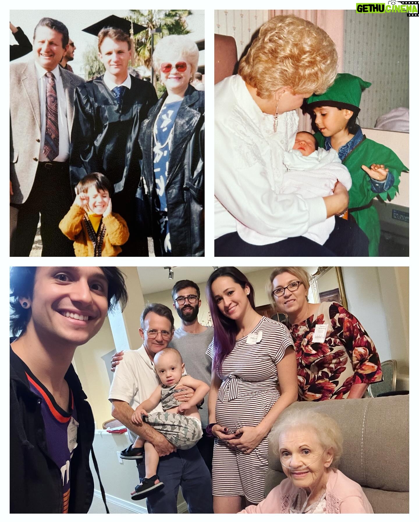 Jaclyn Glenn Instagram - Holding her hand in her final moments was an honor I will cherish forever. Goodbye to my beloved Grandma @marilyampolsky ❤️ Her life was a testament to extraordinary strength and resilience. She bravely faced life's toughest challenges: losing her child Michael in a car accident and husband Max to cancer, battling and defeating breast cancer herself, and overcoming countless falls and broken bones. Even after being run over TWICE by an elderly woman outside her hair salon, she could still laugh it off with me, giving my comedic relief a soft spot to land. Her spirit was unbreakable... but not her hip or arms or femur. I would tell her it was time to stop attempting cartwheels and we would laugh. In the last decade, it felt like she was in a 'Final Destination' movie, yet she was unfazed, finding incredible happiness and joy in her growing family. She crafted a legacy of love and connection in the family that I deeply admire and plan to continue. Her home was party central for me and all my cousins, and that kind of family-homebase is so powerful and something I want to cultivate in her honor. I’ll miss you forever, Grandma. Your legacy of strength, laughter and love lives on in us. 🦋 Marilyn Yampolsky July 1, 1935 - Jan 19, 2024
