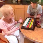Jaclyn Glenn Instagram - Holding her hand in her final moments was an honor I will cherish forever. Goodbye to my beloved Grandma @marilyampolsky ❤️ Her life was a testament to extraordinary strength and resilience. She bravely faced life's toughest challenges: losing her child Michael in a car accident and husband Max to cancer, battling and defeating breast cancer herself, and overcoming countless falls and broken bones. Even after being run over TWICE by an elderly woman outside her hair salon, she could still laugh it off with me, giving my comedic relief a soft spot to land. Her spirit was unbreakable... but not her hip or arms or femur. I would tell her it was time to stop attempting cartwheels and we would laugh. In the last decade, it felt like she was in a 'Final Destination' movie, yet she was unfazed, finding incredible happiness and joy in her growing family. She crafted a legacy of love and connection in the family that I deeply admire and plan to continue. Her home was party central for me and all my cousins, and that kind of family-homebase is so powerful and something I want to cultivate in her honor. I’ll miss you forever, Grandma. Your legacy of strength, laughter and love lives on in us. 🦋 Marilyn Yampolsky July 1, 1935 - Jan 19, 2024