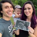 Jaclyn Glenn Instagram - SURPRISE!!! Our family is getting a lil bigger this December ♥️♥️ BABY FRANK # 2!!! So excited to finally share the good news we’ve known about for 6 months already! Time flies!! Video of us finding out live on the vlog channel now - link in bio 🍼