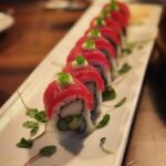 Jaclyn Glenn Instagram - The thing I missed MOST during pregnancy (both times) was SUSHI 🍣 Wine is great, but all I wanted was sashimi!! @smileythaiandsushi happens to be so close and THE BEST sushi & Thai food ♥️ Got to have a lil date night recently (with the kiddos) and we thoroughly enjoyed ourselves!! Violet slept the whole time, but Asher ate sooo much crab fried rice (& even more of the ice used in the sashimi display). I’m convinced that was placed just for his enjoyment 😂 Anyway, if you’re ever in the Nashville area, make sure to check out our fav spot! 🍱