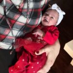 Jaclyn Glenn Instagram – Christmas morning smiles from a 4 day old! 🥹 I know it’s just her learning how to move facial muscles at this point, but still so stinkin cute!!! 🥰