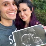 Jaclyn Glenn Instagram - SURPRISE!!! Our family is getting a lil bigger this December ♥️♥️ BABY FRANK # 2!!! So excited to finally share the good news we’ve known about for 6 months already! Time flies!! Video of us finding out live on the vlog channel now - link in bio 🍼