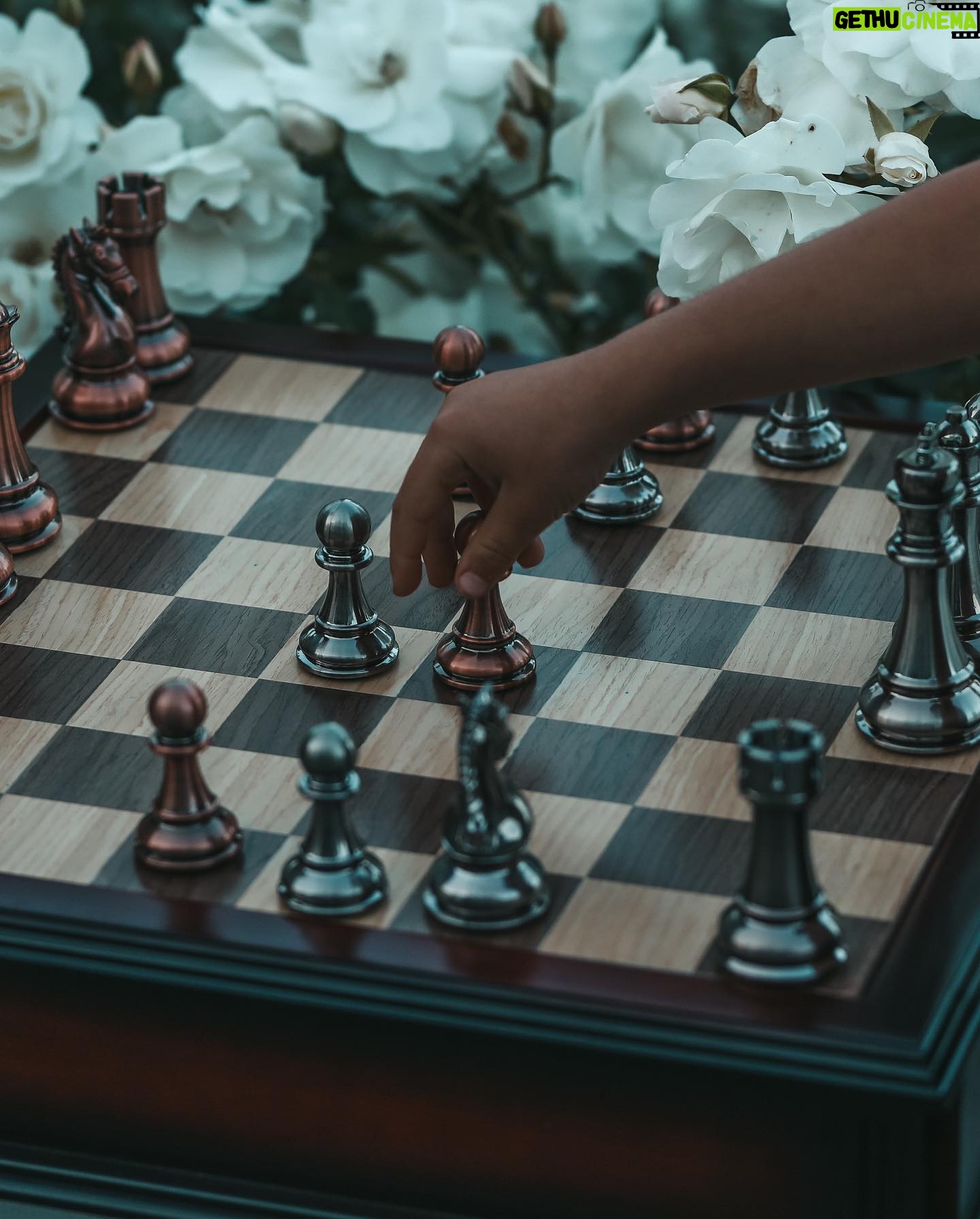 Jacqueline MacInnes Wood Instagram - One of the things we do as a family is play chess once a week. I love watching my son and my husband play it together. I’m currently learning too 😊 No screens, just good ole quality family time. What board games do you like?