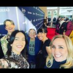 Jacqueline Toboni Instagram - Thank you GLAAD!! We love you!! Scroll for my bosses helping me when my buttons popped off HMU @samsinstaglam Styling by my girlies @kristigramlich & @briannamporter via @clothed_la Jewelry by the incredible @perry.jewelry incl. this gold toothpick I’m obsessed with 💇🏻‍♀️ @christytagatac #glaadawards