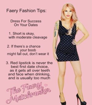 Jacqui Holland Instagram - On a first date you want to give off the right impression 💗. 

#thefaerymatchmaker #firstdate #datingadvice #matchmaker #rosegoldhair #faery #faeryfashion