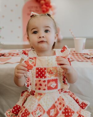 Jade Mead Instagram - 🍓 Lottie’s Berry First Birthday 🍓

Yesterday was truly magical, celebrating our darling girls 1st birthday. It hasn’t been an easy year, but we really wanted to make this day special - and it really was 🥰

Thank you for all of your lovely birthday messages & comments, it means so much to me that so many of you care about my precious little family 🥹

The dream team who put this amazing day together:
@creative_by_vee Styling, planning, stationary & chocolates
@playvault Bouncy castle, plinth, backdrops & decals
@modernplay_perth_softplay Soft Play
@partyprintsperth Printing 
@haylz_cookies_n_more 🍪
@ghostgumgourmet 🍰
@whimsicalballoons 🎈
@kimmystevensphotography 📸 

#berryfirstbirthday #berryfirst #firstbirthdayparty #perthevents #perthcreatives #perthinfluencer