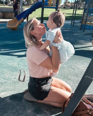Jade Mead Instagram - My mama took these pics 🥹

We were at the park and I was taking pics of the kids and mum and then I handed mum my phone and said can you please take a photo of us because Lottie was being all cute and cuddly, and I feel like I never get enough photos of me because I’m always the one taking the photos of them 😂🥰

So I love these photos, especially because Mum took them 🥹🙏

#mybaby #motheranddaughter #motherslove #perth #perthmums #perthmumsandbubs